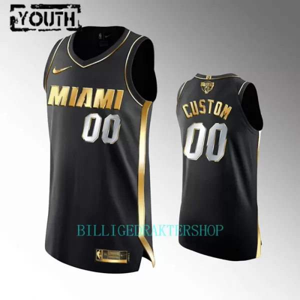 Limited Miami Heat Trøye Barn Golden Edition Swingman Svart