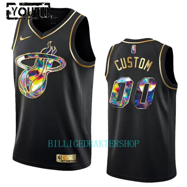 Miami Heat Trøye Barn Diamond Edition Swingman Svart