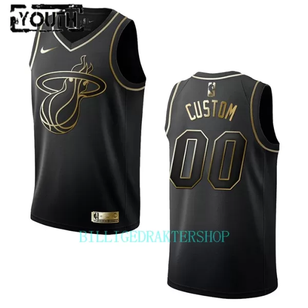 Miami Heat Trøye Barn Golden Edition Swingman Svart