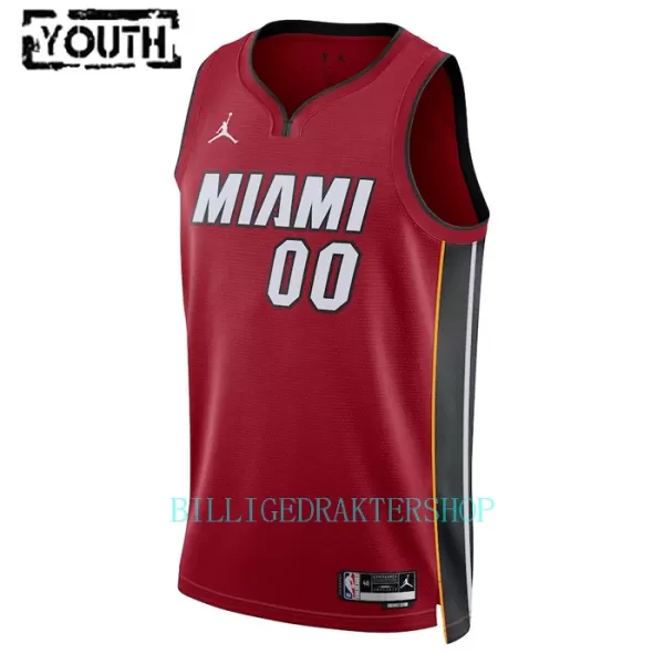 Miami Heat Trøye Barn Statement Edition 2023/2024 Swingman Rød