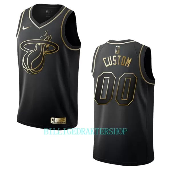 Miami Heat Trøye Golden Edition Swingman Svart