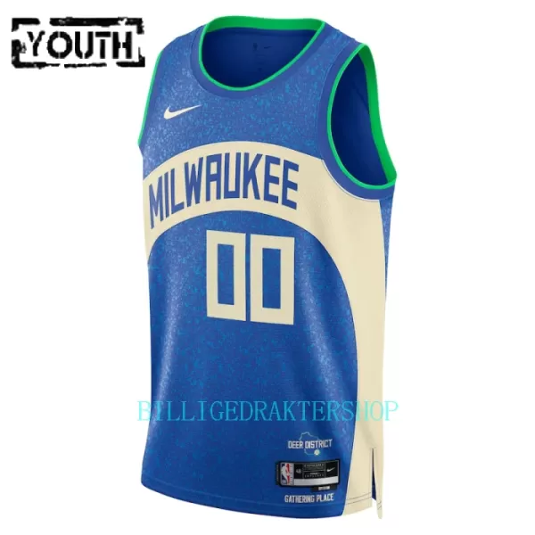 Milwaukee Bucks Trøye Barn City Edition 2023/2024 Swingman