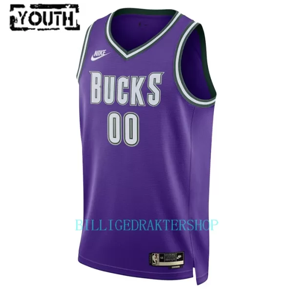 Milwaukee Bucks Trøye Barn Classic Edition Swingman Lilla