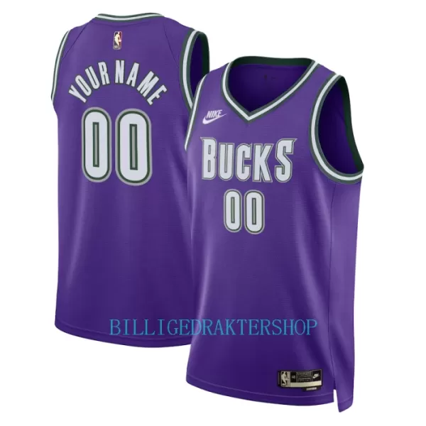 Milwaukee Bucks Trøye Classic Edition Swingman Lilla