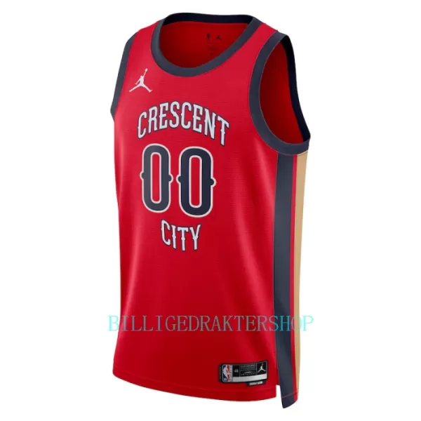 New Orleans Pelicans Trøye Statement Edition 2023/2024 Swingman Rød