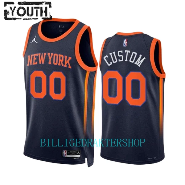 New York Knicks Trøye Barn Statement Edition 2023/2024 Swingman Navy