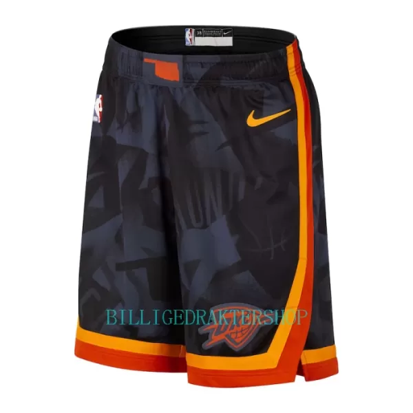 Oklahoma City Thunder NBA Shorts City Edition Swingman Navy