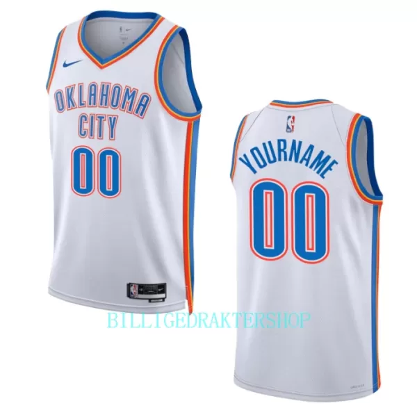 Oklahoma City Thunder Trøye Association Edition 2023/2024 Swingman Hvit