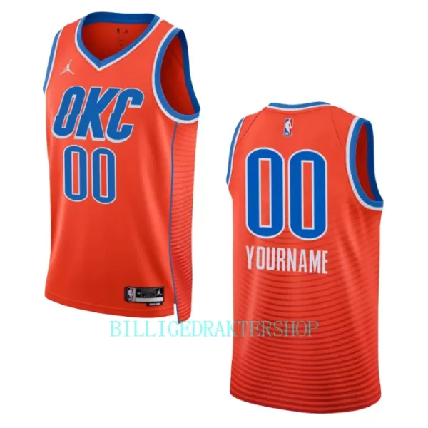 Oklahoma City Thunder Trøye Statement Edition 2023/2024 Swingman Oransje