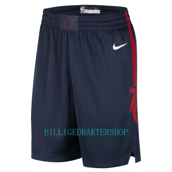 Philadelphia 76ers NBA Shorts City Edition Swingman Navy