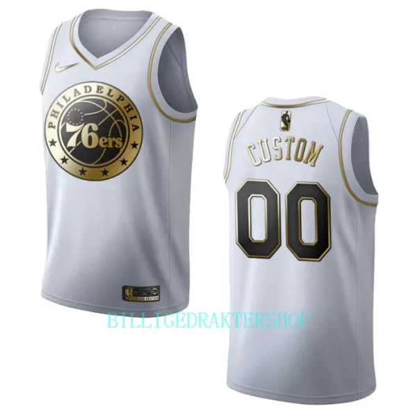 Philadelphia 76ers Trøye Golden Edition Swingman Hvit