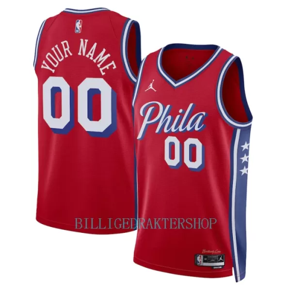 Philadelphia 76ers Trøye Statement Edition 2023/2024 Swingman Rød