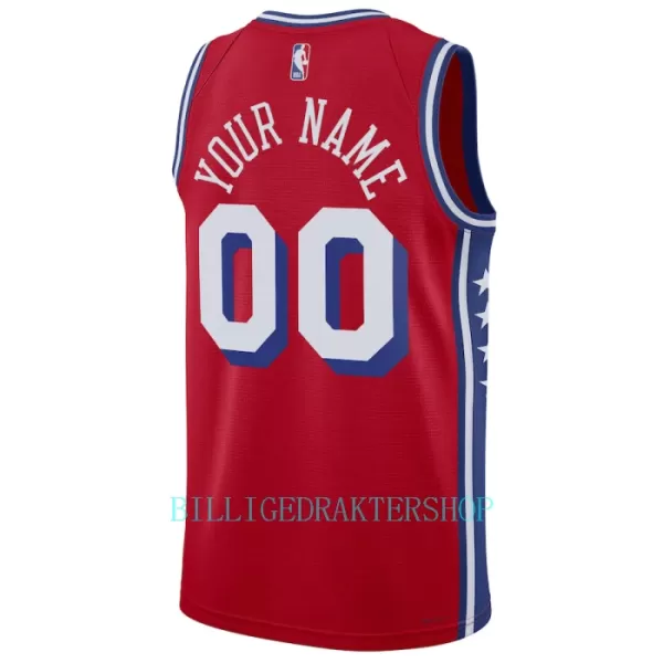 Philadelphia 76ers Trøye Statement Edition 2023/2024 Swingman Rød