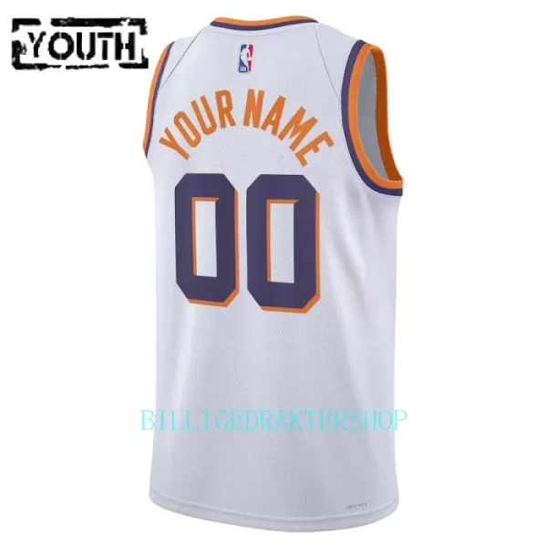 Phoenix Suns Trøye Barn Association Edition 2023/2024 Swingman Hvit