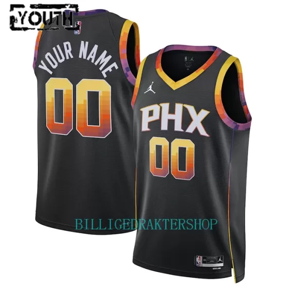 Phoenix Suns Trøye Barn Statement Edition 2023/2024 Swingman Svart