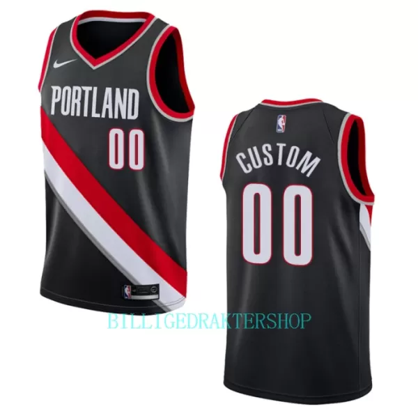 Portland Trail Blazers Trøye Icon Edition 2023/2024 Swingman Svart