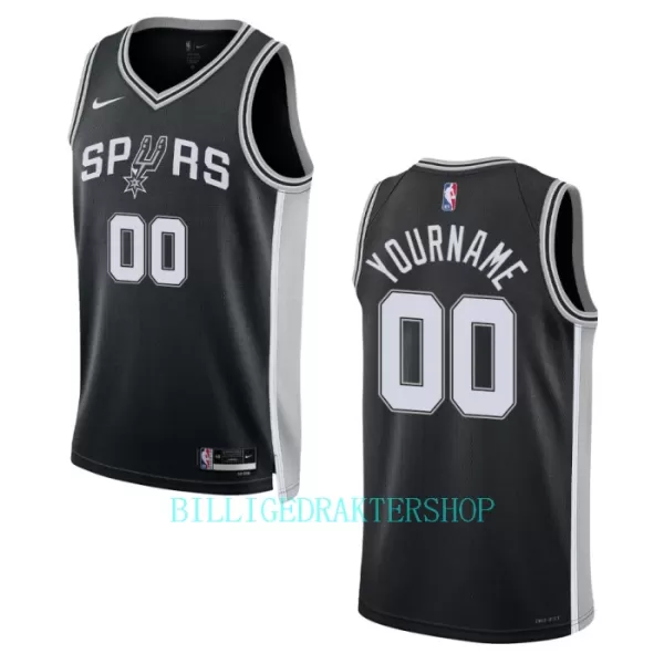 San Antonio Spurs Trøye Icon Edition 2023/2024 Swingman Svart