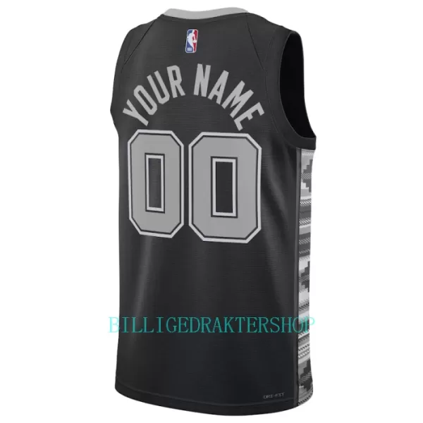 San Antonio Spurs Trøye Statement Edition 2023/2024 Swingman Svart