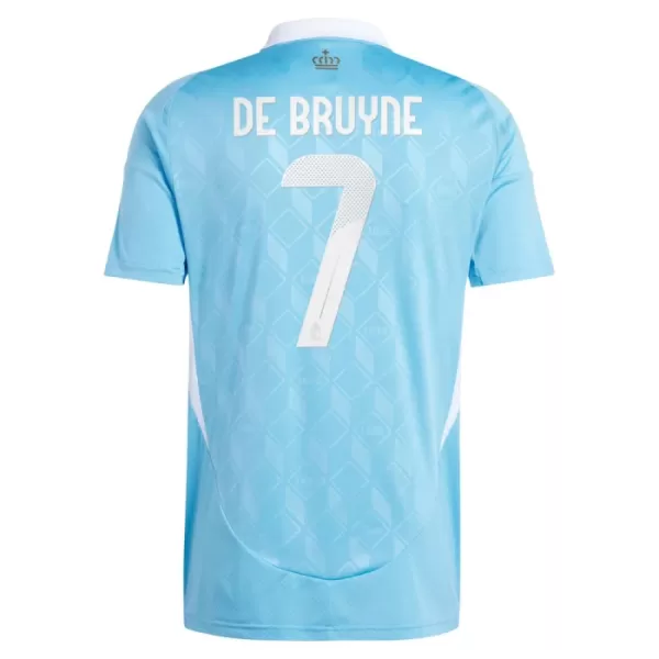 Belgia Kevin De Bruyne 7 Bortetrøye EM 2024