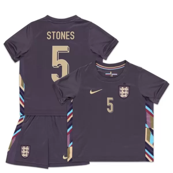 England John Stones 5 Bortetrøye Barn EM 2024