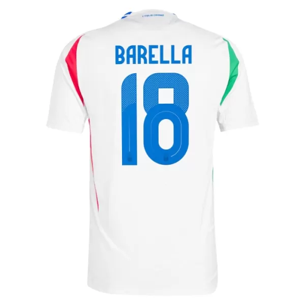 Italia Barella 18 Bortetrøye EM 2024