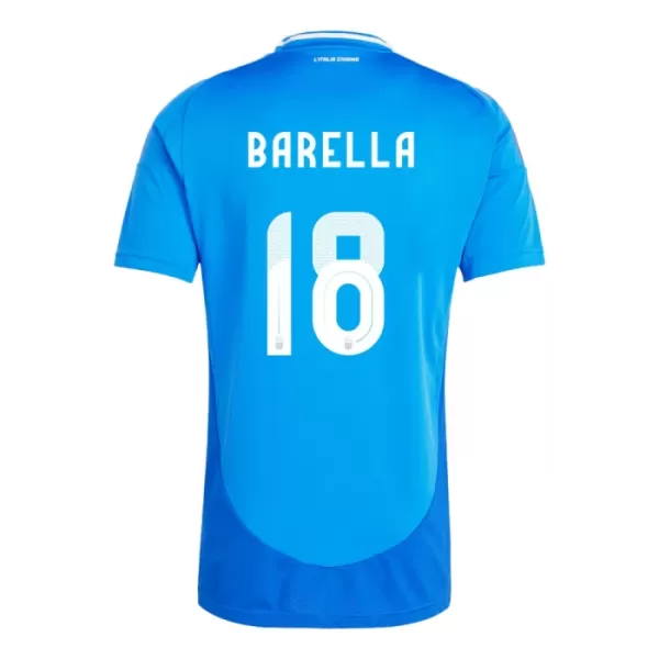 Italia Nicolo Barella 18 Hjemmetrøye EM 2024