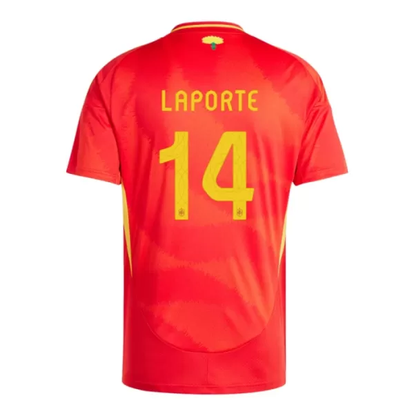 Spania Aymeric Laporte 14 Hjemmetrøye EM 2024