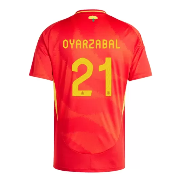 Spania Mikel Oyarzabal 21 Hjemmetrøye EM 2024