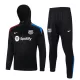 Barcelona Hoodie Trenings Collegegenser Set 2024/2025 Svart