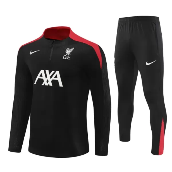 Liverpool Trenings Collegegenser Set 2024/2025 Svart