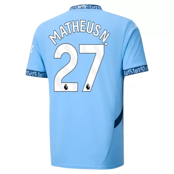 Manchester City Matheus Nunes 27 Hjemmetrøye 2024/2025