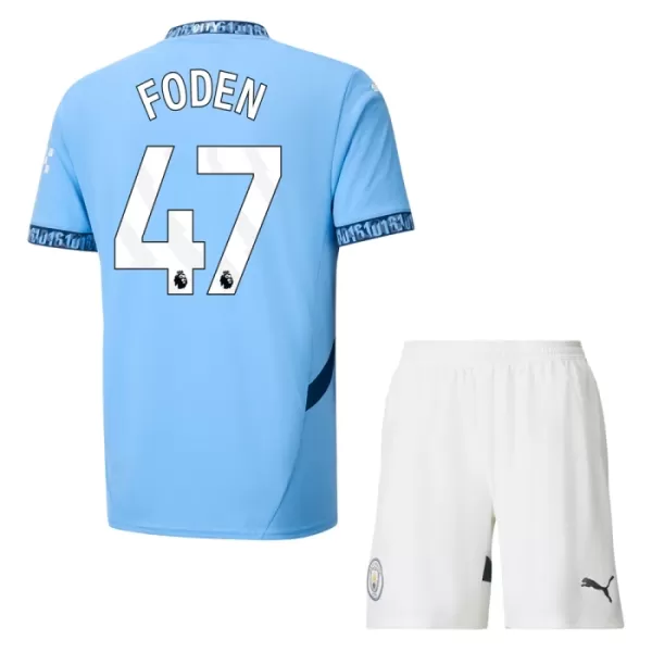 Manchester City Phil Foden 47 Hjemmetrøye Barn 2024/2025