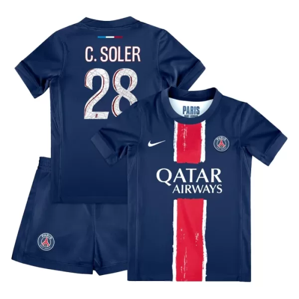 Paris Saint-Germain Carlos Soler 28 Hjemmetrøye Barn 2024/2025