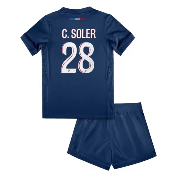 Paris Saint-Germain Carlos Soler 28 Hjemmetrøye Barn 2024/2025