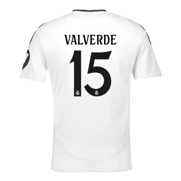 Real Madrid Federico Valverde 15 Hjemmetrøye 2024/2025