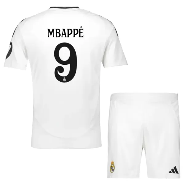 Real Madrid Kylian Mbappé 9 Hjemmetrøye Barn 2024/2025