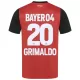 Bayer 04 Leverkusen Alejandro Grimaldo 20 Hjemmetrøye 2024/2025