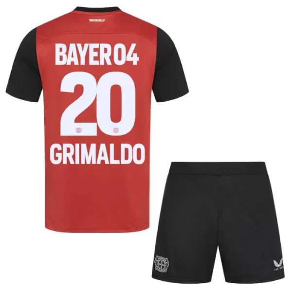 Bayer 04 Leverkusen Alejandro Grimaldo 20 Hjemmetrøye Barn 2024/2025