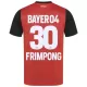 Bayer 04 Leverkusen Jeremie Frimpong 30 Hjemmetrøye 2024/2025