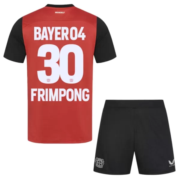 Bayer 04 Leverkusen Jeremie Frimpong 30 Hjemmetrøye Barn 2024/2025