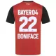 Bayer 04 Leverkusen Victor Boniface 22 Hjemmetrøye 2024/2025