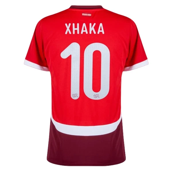 Sveits Xhaka 10 Hjemmetrøye EM 2024