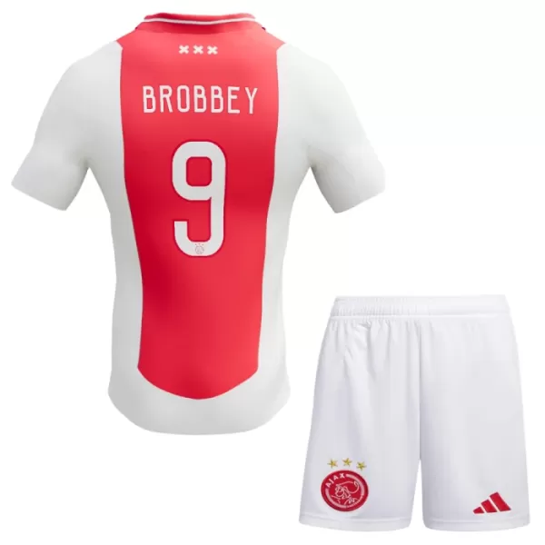 Ajax Amsterdam Brian Brobbey 9 Hjemmetrøye Barn 2024/2025