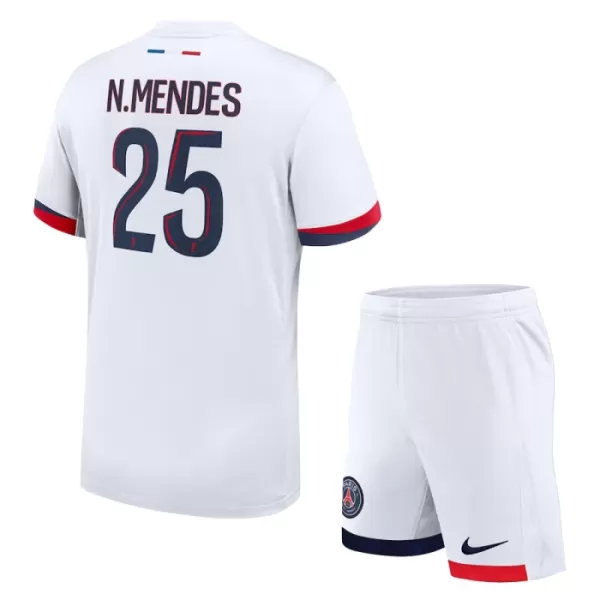 Paris Saint-Germain Nuno Mendes 25 Bortetrøye Barn 2024/2025