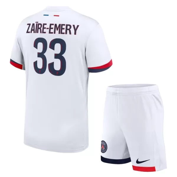 Paris Saint-Germain Zaire Emery 33 Bortetrøye Barn 2024/2025