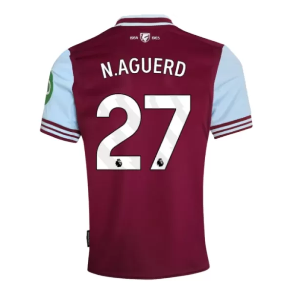 West Ham United N. Aguerd 27 Hjemmetrøye 2024/2025