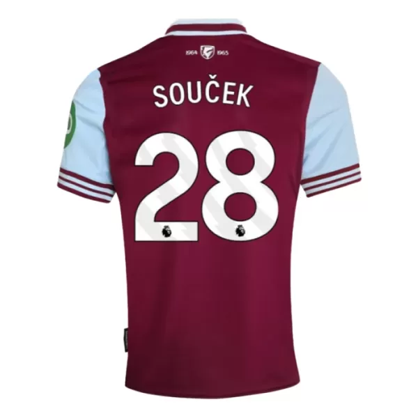 West Ham United Soucek 28 Hjemmetrøye 2024/2025