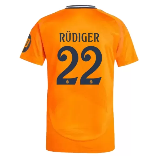 Real Madrid Rudiger 22 Bortetrøye 2024/2025