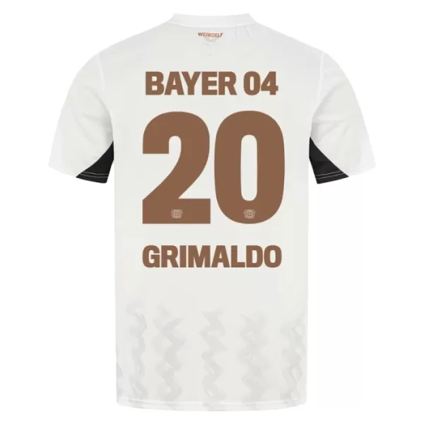 Bayer 04 Leverkusen Alejandro Grimaldo 20 Bortetrøye Barn 2024/2025