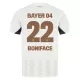 Bayer 04 Leverkusen Victor Boniface 22 Bortetrøye 2024/2025